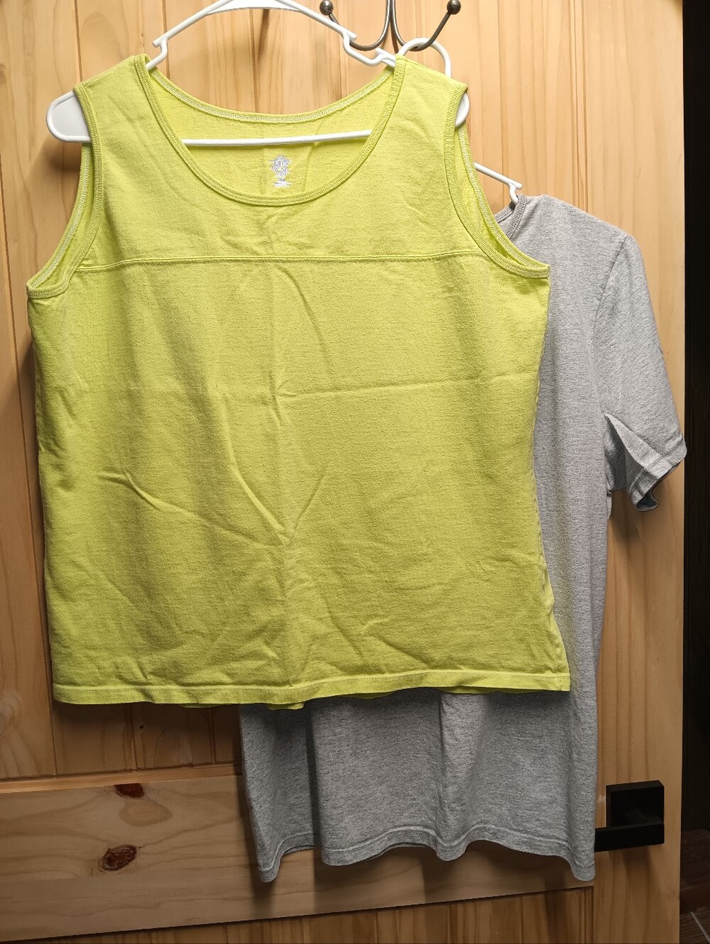 Just My Size Tank And T-shirt EUC